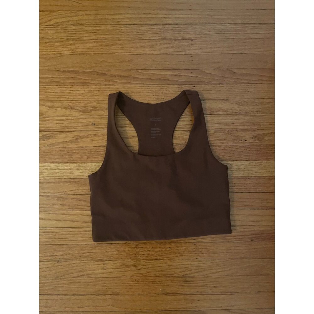 Girlfriend Collective Paloma Bra in Brown